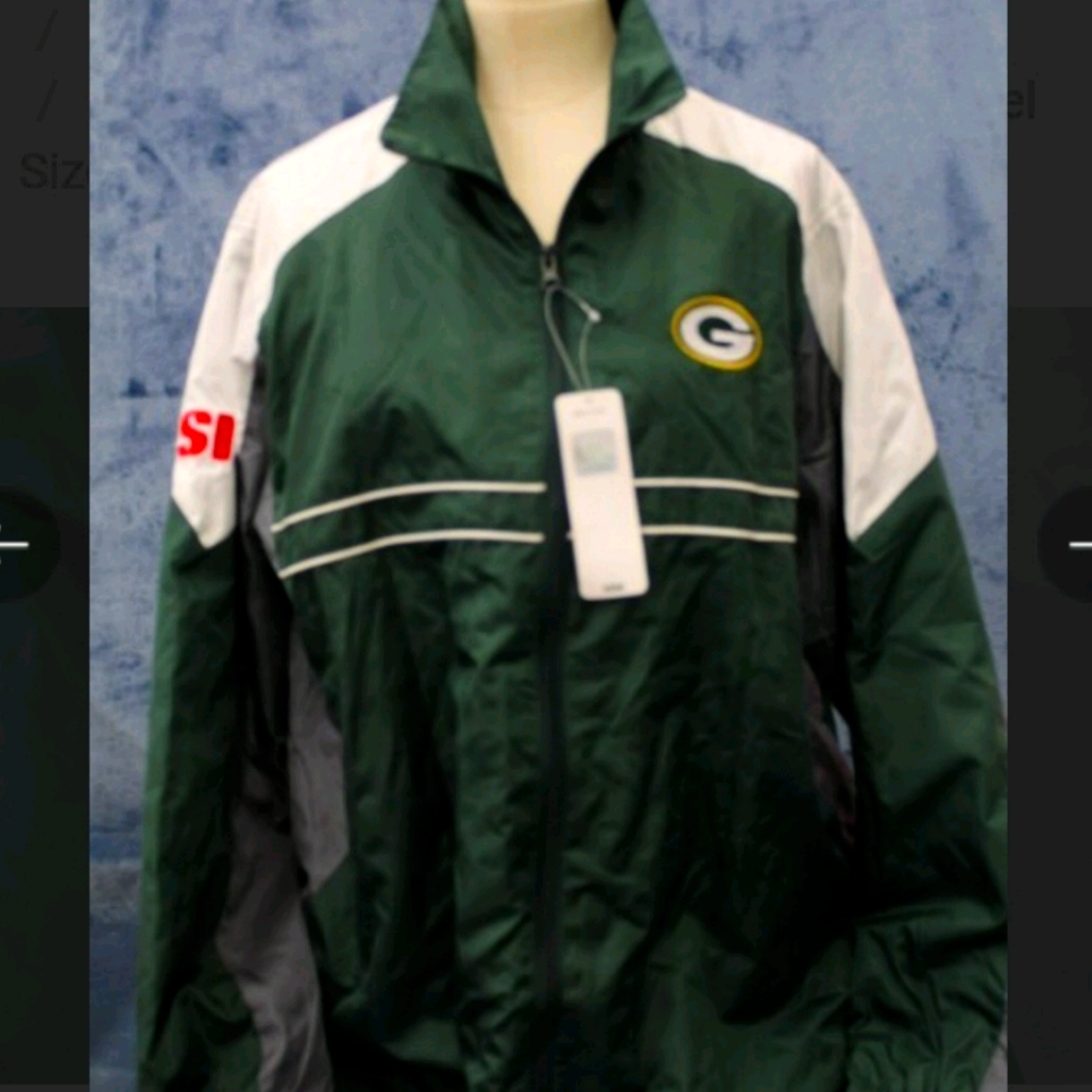 🏈 🆕 NFL Green Bay Packers Jacket Size Large